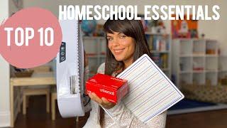 Homeschool Preschool Essentials| My Top 10 Must-Haves For Preschool At Home