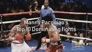 Top 10 Manny Pacman Pacquiao dominated the fight | Interes Thing