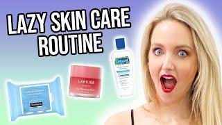 A Lazy Night Skincare Routine That WORKS!