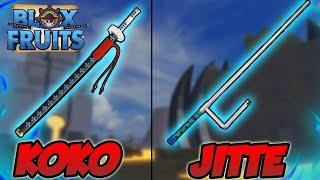 HOW TO GET JITTE & KOKO | BLOX FRUITS | ROBLOX |UPDATE 10 ALL NEW SWORD SHOWCASE