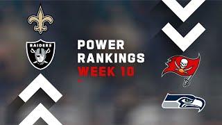 Week 10 NFL Power Rankings Show: Saints Hit Top 3