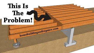 Watch This Video Before You Attach A Deck or Balcony To Floor Cantilever - Structural Framing Tips
