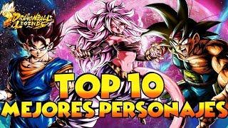 DRAGON BALL LEGENDS TOP 10 MEJORES PERSONAJES DEL JUEGO