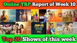 Online TRP Report of Week 10 : Top 20 Shows of this week