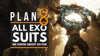 PLAN 8 | All Exosuits We Know About So Far - New Open World Exosuit Shooter