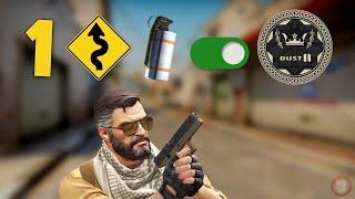 Top 10 One Way Smokes on DUST 2 ★ CS GO