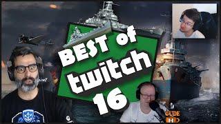 World of Warships - Best of Twitch 16 - Massachusetts secondaries, Venezia pushes and Faulty torps