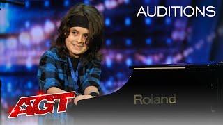 Talented Kid Jacob Velazquez Wows America With an Original Song - America's Got Talent 2020