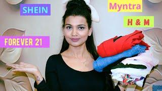 Recent shopping haul 2020| Myntra| Shein| Forever 21| H&M| Clothing & Accessories| Styloholic Bhavi