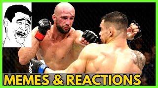 Volkan Oezdemir vs Aleksandar Rakic (MEMES & Reactions) at UFC Busan Korea