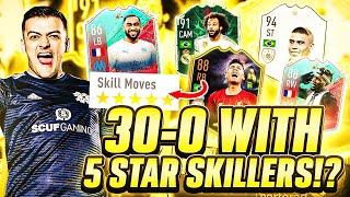 TOP 100 ON FUT CHAMPIONS with A 5 STAR SKILL TEAM!?! Fifa 20 Ultimate Team gameplay + Squad Builder!