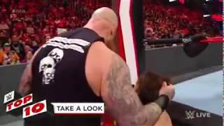 Top 10 Raw Moments:WWE Top 10 Superstars Shocking moment.