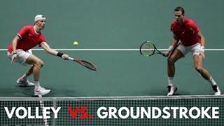 Top 10 Volley vs  Ground-stroke Battle(III)