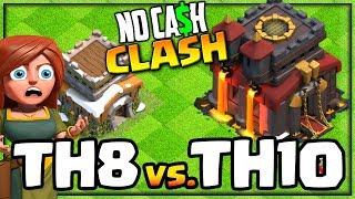 Town Hall 8 vs. Town Hall 10! Clash of Clans No Cash Clash #34