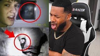 Top 10 SCARIEST Ghost Videos You've NEVER Seen | REACTION