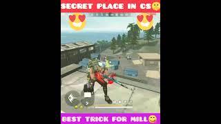 SECRET PLACE IN CLASH SQUAD// TOP PLACE IN MILL TO SURVIVE// #shorts #totalgaming #sanjoydasofficial