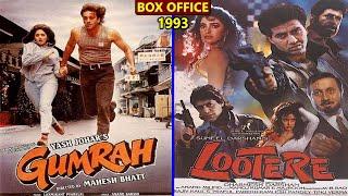 Gumrah vs Lootere 1993 Movie Budget, Box Office Collection, Verdict and Facts | Sunny Deol