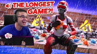 Attempting LazarBeam's World Record for LONGEST Fortnite Game EVER!