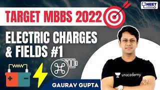 NEET Toppers: Electric charges and Fields #1 | Target MBBS 2022 | Gaurav Gupta