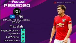 Pes 2020 Manchester United Club Selection Max Rating Players