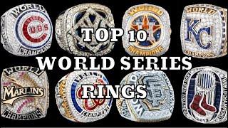 Top 10 World Series Rings