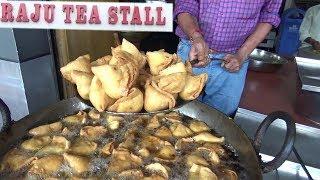 Tasty Samosa & Kachori 15 rs | Cut Tea 12 Rs | Raju Nashta Corner