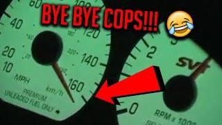 SUPERCHARGED MUSTANG RUNS FROM POLICE AT OVER 160 MPH!!! - BEST COPS VS. CARS COMPILATION 2020!!!