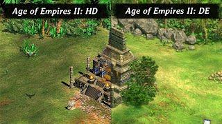 Age of Empires 2 HD vs. Definitive Edition Remaster Graphics Comparison