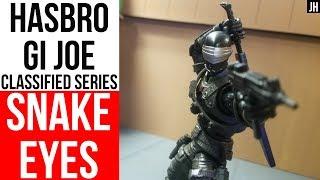 2020 Hasbro GI Joe Classified Series Exclusive Snake Eyes Figure! LOT OF POSING! SCALE! 6 INCH JOES!