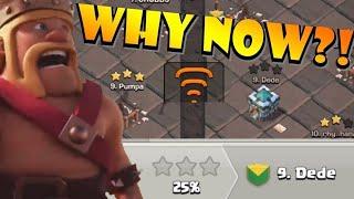 DISCONNECTED on Most Important WAR?! Can we still make TOP 10 in the World for Clan War Leagues?