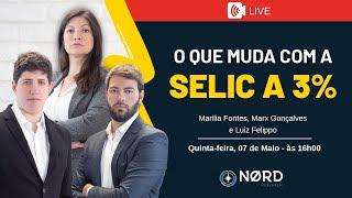 O que muda com a SELIC a 3%?