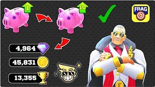 Unlocking PIGGY BANK (Level 1 to 10) in #FRAG PRO SHOOTER