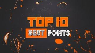 Top 10 Best Fonts for Android || Pixellab