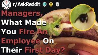 My Manager Fired Me For This (r/Askreddit)