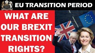 What Are Your Brexit Transition Period Rights?