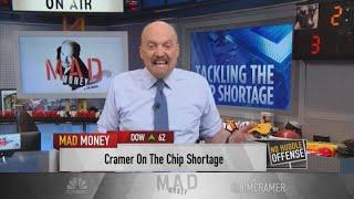 Jim Cramer: Global chip shortage creates opportunity for U.S. government