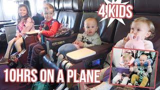 4 KIDS ON A PLANE FOR 10HRS (flying to Disney World)