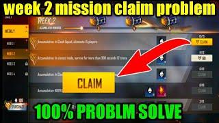 HOW TO COMPLETE WEEK 2 MISSION // FREE FIRE WEEK MISSION PROBLEM SOLVE