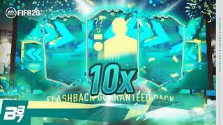 10 X GUARANTEED FLASHBACK PLAYER PACKS! | FIFA 20 ULTIMATE TEAM