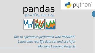 Pandas Top 10 Operation | With Real World Example