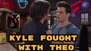 Young And Restless Spoilers News Theo have  plan to harm Kyle to take Jabot's place