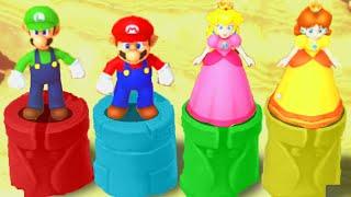 Mario Party 10 Best Minigames - Luigi vs Mario vs Peach vs Daisy (Master Difficulty)