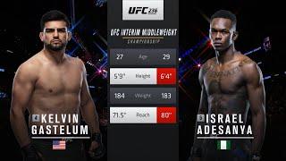 Free Fight: Israel Adesanya vs Kelvin Gastelum