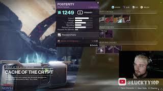 GOD ROLL RAID HAND CANNON POSTERITY!?