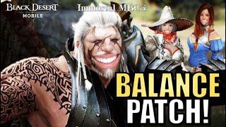 BLACK DESERT MOBILE : CLASS BALANCE PATCH IS HERE!!