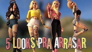 TOP 5 LOOKS TUMBLRS DE ARRASAR - DICAS||AVAKIN LIFE{1}