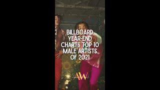 Billboard Year-End Charts Top 10 Male Artists of 2021 #billboard #drake #theweeknd #justinbieber