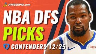 FANDUEL NBA TOP-10 PICKS TODAY | ConTENders 12/25/20 | NBA DFS Simulations