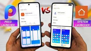 MIUI 12 SYSTEM LAUNCHER VS POCO LAUNCHER | Full Comparison | POCO LAUNCHER 3.0 