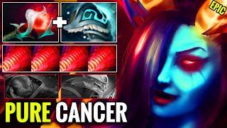 QUEEN OF PAIN - Perfect Pro Ganking Unexpected Ending Kill Enemy Like Paper 7.26b Dota 2